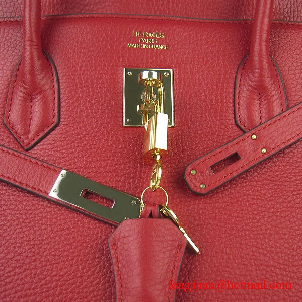 Hermes Birkin 40cm Togo Bag Red 6099